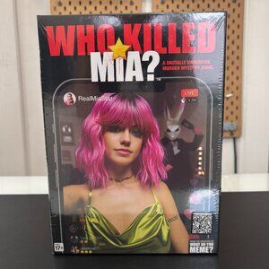 Game: WHO KILLED MIA?  A Digitally Immersive Murder Mystery. NEW IN SEALED BOX
